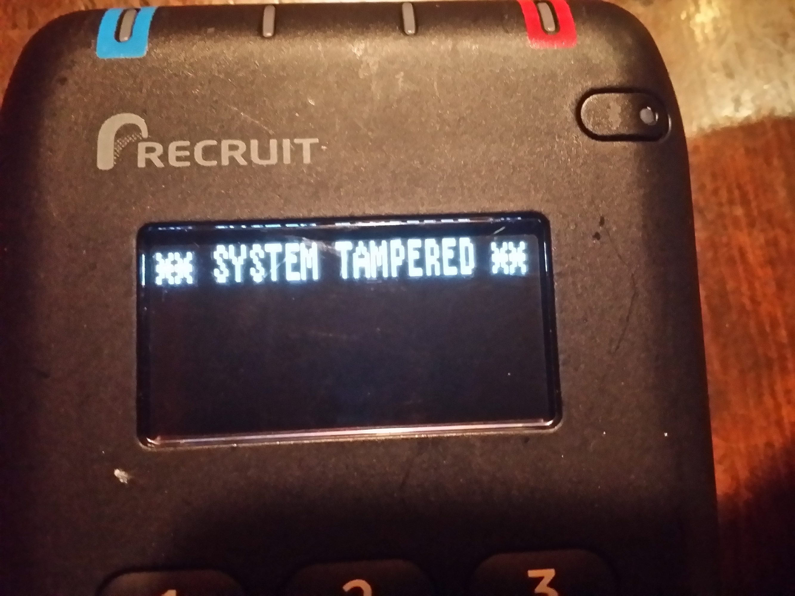 system tampered airpay